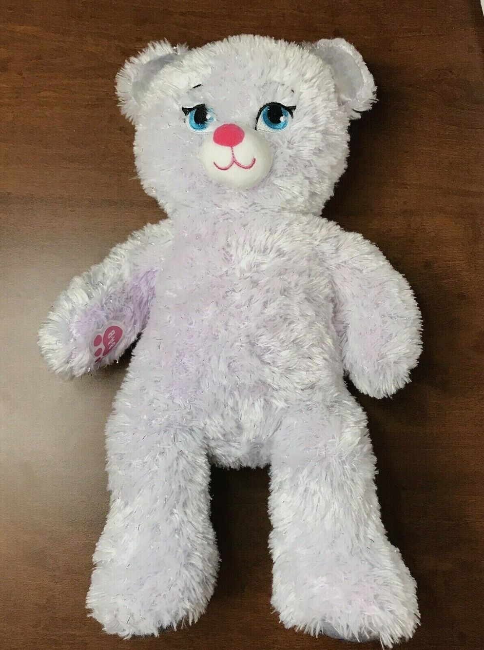 Build A Bear Anna Olaf's Frozen Adventure 17" Lavender Plush Sparkle BABW Disney